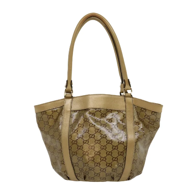 Women Gucci tote bags in GG Supreme canvas for a branded feelGUCCI GG Canvas Tote Bag Beige Gold 211983204991  bs1798