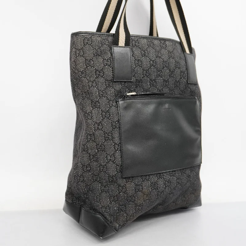 Ladies Gucci Dionysus bags with a chain - link shoulder strapGUCCI  GG Canvas Tote Bag 28892 Women's Tote Bag Black