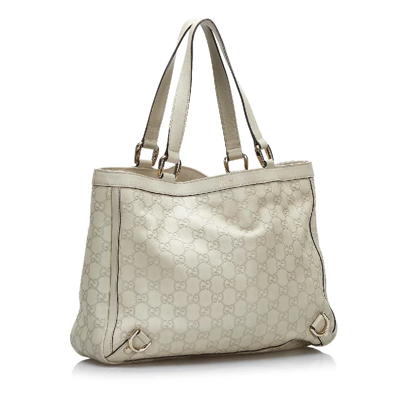 Ladies Gucci Dionysus bags with a detachable shoulder strapGucci Guccissima Abbey D-Ring Tote Bag (SHG-iTmSsP)