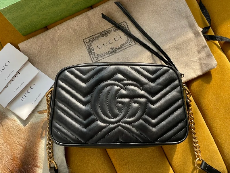 Women Gucci bags with a detachable mobile phone holderGucci GG Marmont Small Matelasse Shoulder Bag