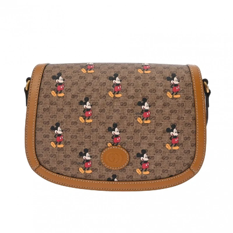 Women Gucci Sylvie bags featuring the signature web stripeGucci Disney Collaboration Gg Pattern