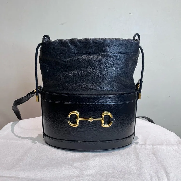 Ladies Gucci Dionysus bags in a pastel colorGucci Calfskin Black Basket Shoulder Bag