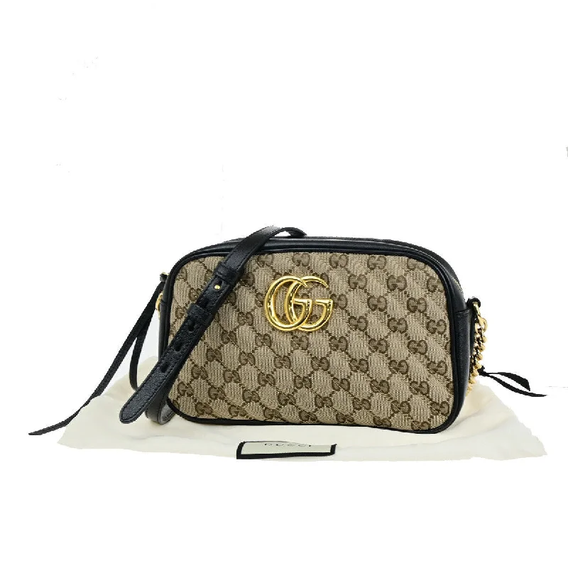 Ladies Gucci Dionysus bags with a chain - link shoulder strapGucci Marmont Gg Pattern Chain Shoulder