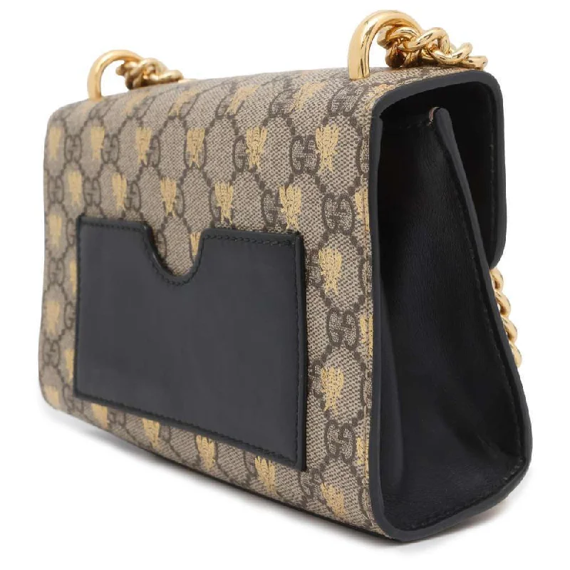 Women Gucci Sylvie bags with a detachable ribbon detailGucci Gg Supreme Padlock Chainshoulder