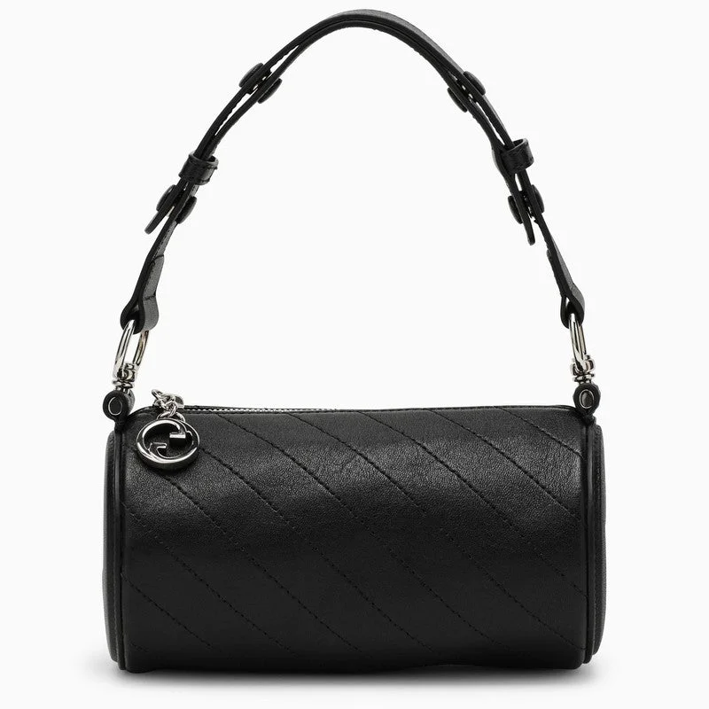 Medium - sized Women Gucci handbags for everyday useGucci Gucci Blondie Mini Bag Black Leather Women