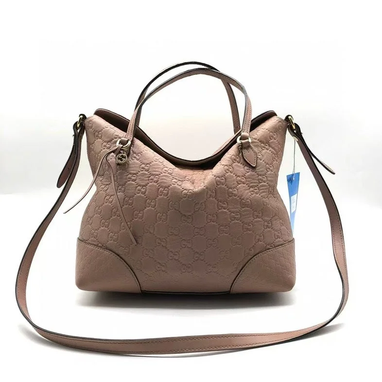 Women Gucci Sylvie bags with a monogram - embossed leatherGucci Beige Shoulder Bag Medium