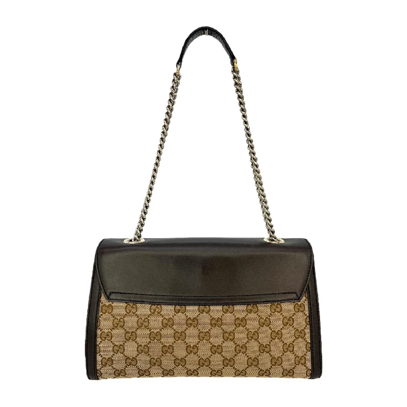 Women Gucci Sylvie bags featuring the signature web stripeGucci GG Supreme Emily Flap Shoulder Bag