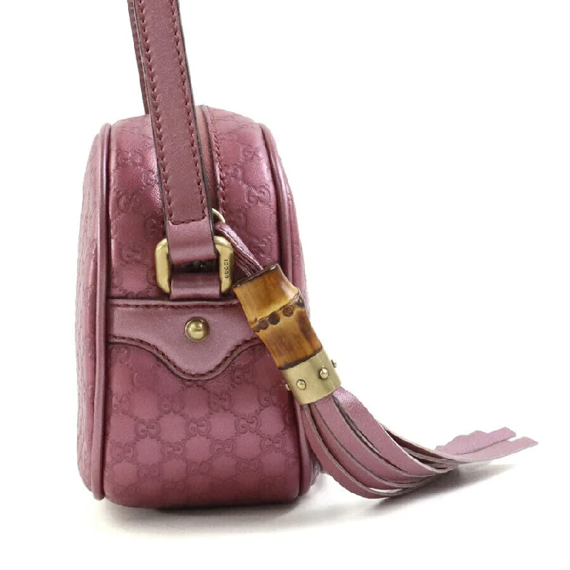 Women Gucci bags with a chain - link trim and a leather bodyGucci Guccissima Crossbody Shoulder