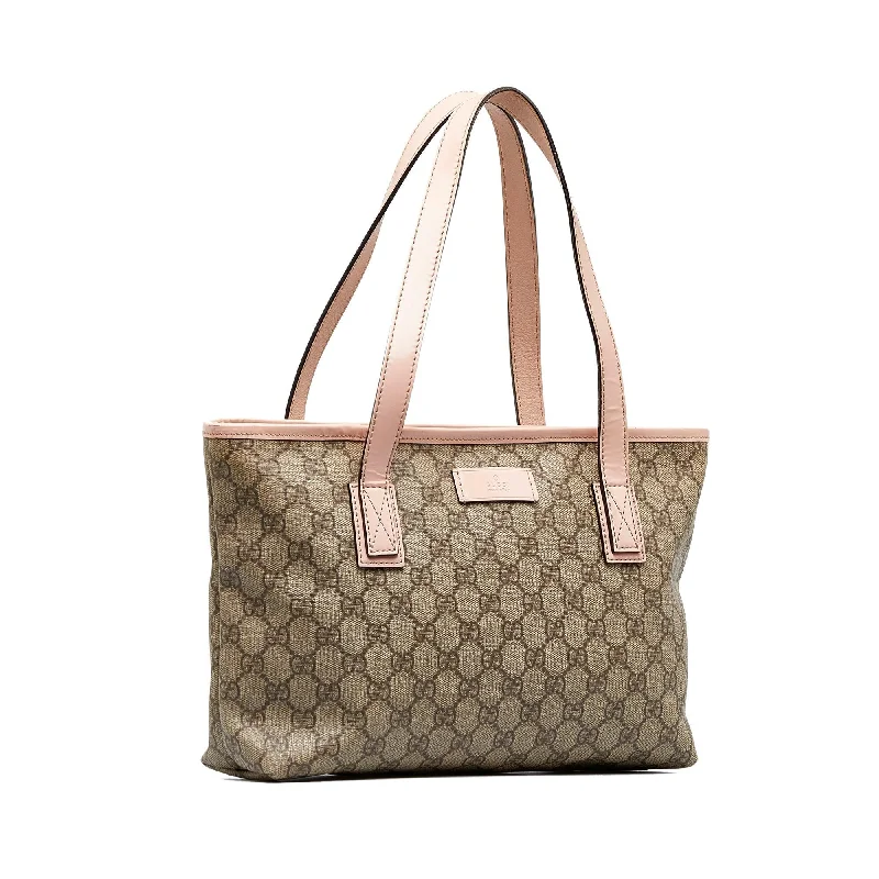 Women Gucci Sylvie bags with a detachable ribbon detailGucci GG Supreme Joy Tote Bag (SHG-ZWeufE)