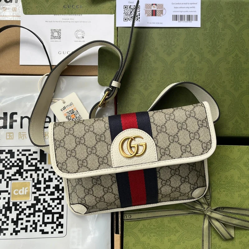 Ladies Gucci shoulder bags with a wide - width strapWF - Gucci Bags - 1091