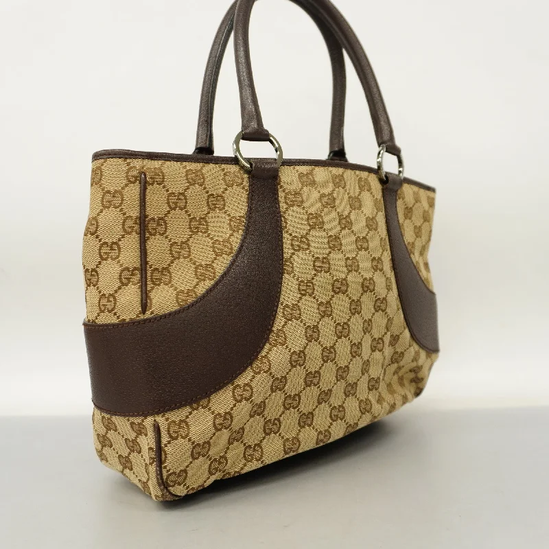 Gucci Marmont bags for women with a snakeskin - effect panelGUCCI  GG Canvas 113011 Women's Tote Bag Beige,Brown