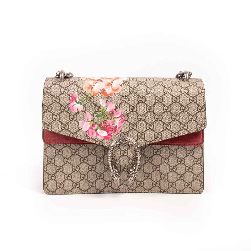 Gucci crossbody bags for women with adjustable leather strapsGucci Dionysus Blooms GG Supreme Shoulder Bag