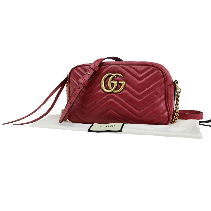 Ladies Gucci shoulder bags with a tassel decorationGucci Gg Logo Marmont Chain Small