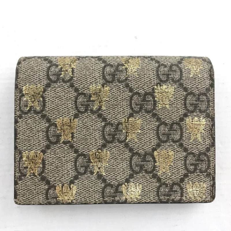 Ladies Gucci Dionysus bags with a chain - link shoulder strapGucci Gg Supreme Bees Card Case Wallet