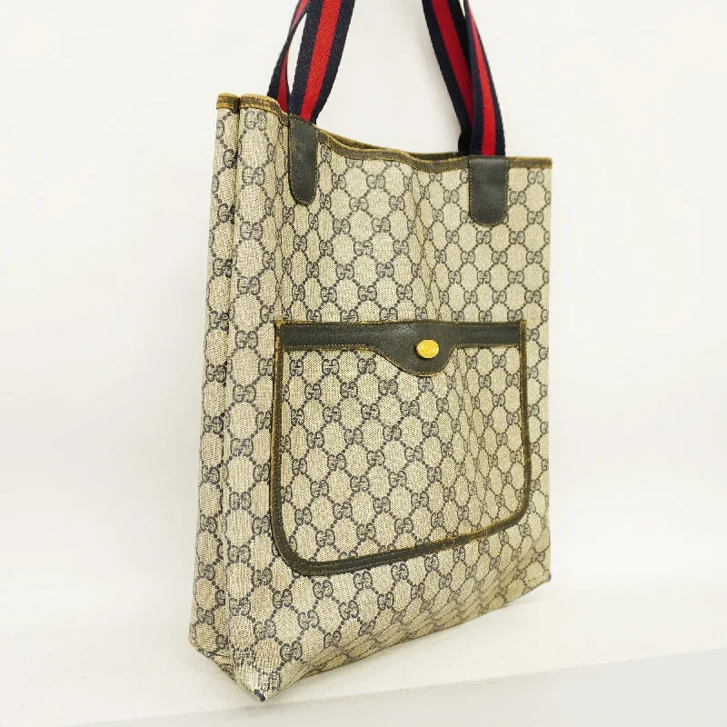 Gucci tote bags for women with a spacious interiorGUCCI[3cc2372]   Tote Bag Sherry 39 02 003 GG Supreme Navy Gold metal