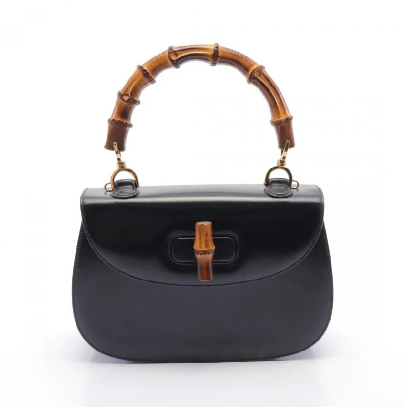 Ladies Gucci Dionysus bags with a detachable shoulder strapGucci Bamboo Handbag Leather Black