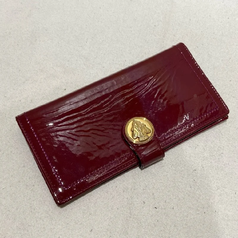 Ladies Gucci handbags with a detachable coin purse insideGucci Christmas Tree Burgundy Patent Leather Wallet with Box