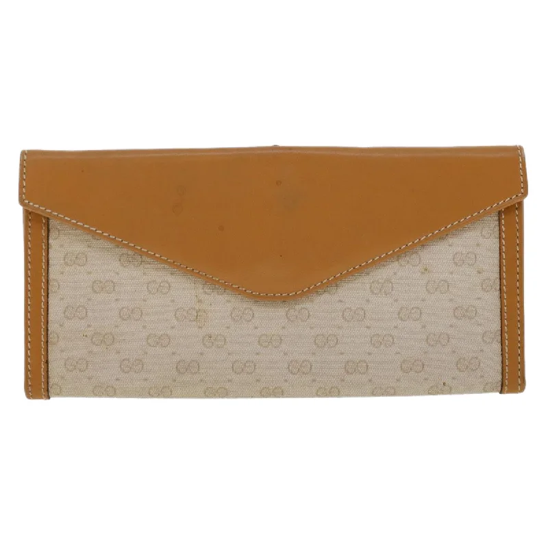 Medium - sized Women Gucci handbags for everyday useGUCCI Micro GG Canvas Long Wallet Beige 035.03.0285  47667