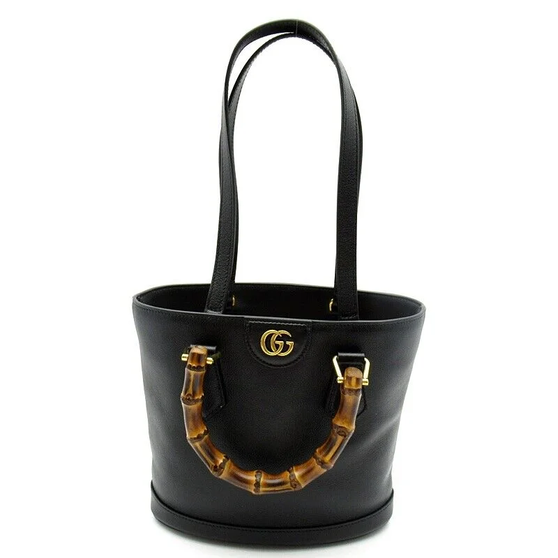 Women Gucci tote bags in GG Supreme canvas for a branded feelGucci Diana Small Tote Bag Leather