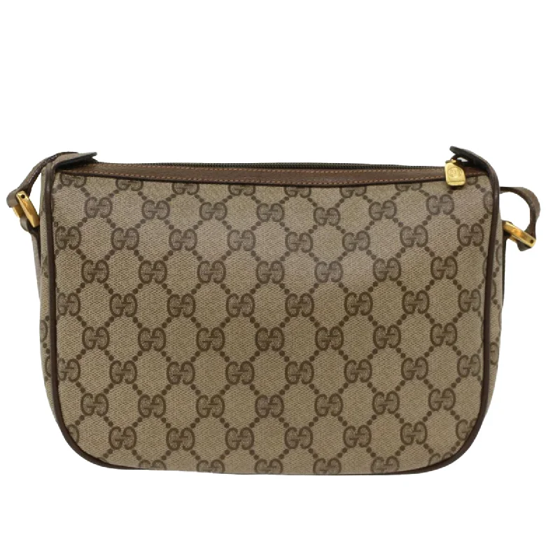 Women Gucci tote bags in GG Supreme canvas for a branded feelGUCCI GG Canvas Web Sherry Line Shoulder Bag Beige Green 39.02.032  48249