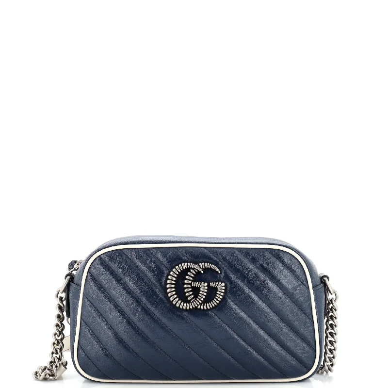 Gucci tote bags for women with a water - resistant coatingGucci Gg Marmont Shoulder Bag Diagonal