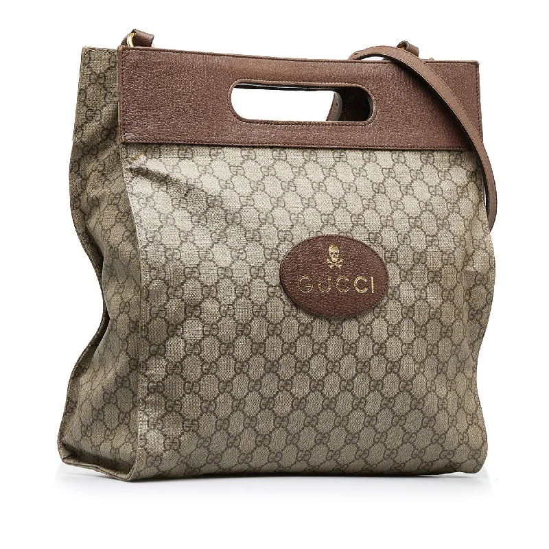 Gucci tote bags for women with a double - handle designGucci GG Supreme Neo Vintage Soft Tote (SHG-q77zkE)