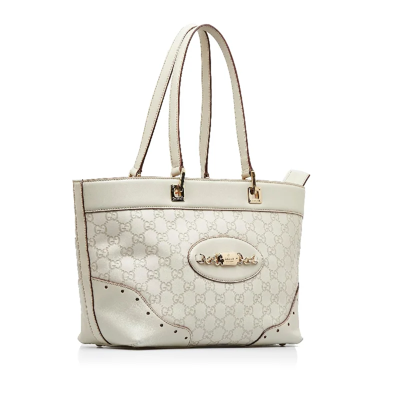 Women Gucci bags with a detachable mirror insideGucci Guccissima Punch Tote (SHG-cY88qZ)