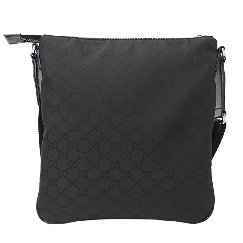 Ladies Gucci Dionysus bags with a star - shaped charmGUCCI bag men's shoulder nylon black 449184