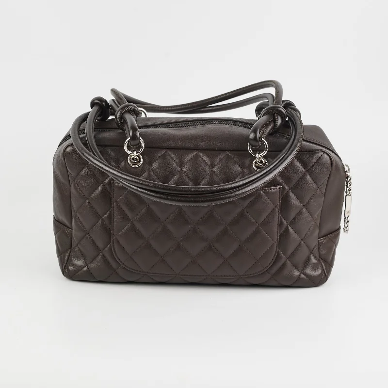 Chanel New Arrival Handbag with Gold HardwareChanel Cambon Bowler Quilted Leather Bag