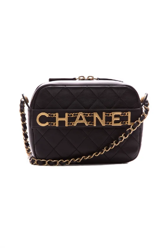 Chanel Vintage Inspired Handbag for Retro LoversEnchained Logo Camera Bag