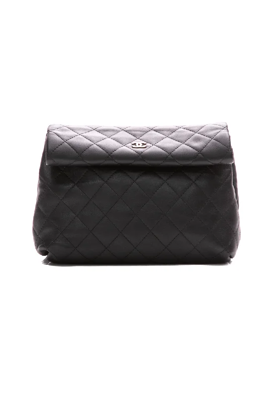 Chanel Handbag with Adjustable Strap for ComfortFoldover Clutch Bag