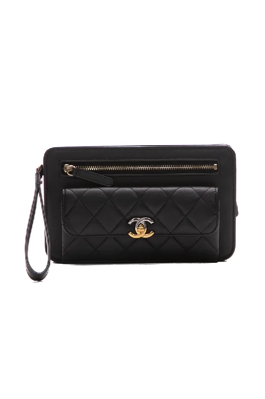 Chanel Classic Flap Bag for Evening PartyClassic Trendy Pouch