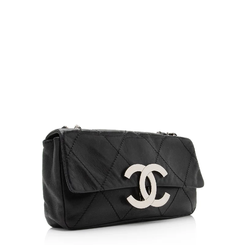 Chanel Designer Handbag with Unique DesignChanel Calfskin Oversized Quilted CC Small Flap Bag (FRyV1T)