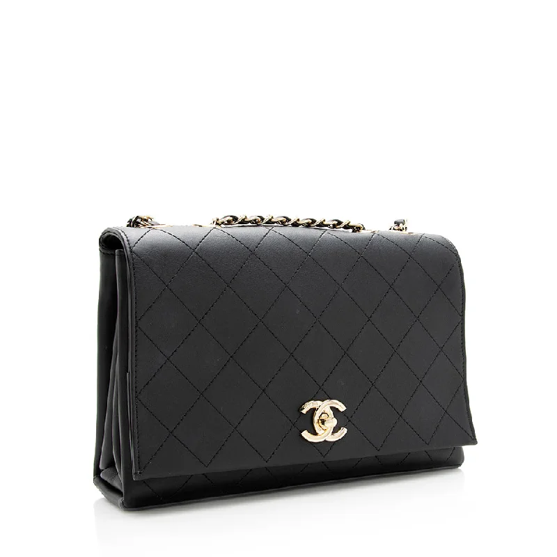 Chanel Limited Edition Handbag for CollectorsChanel Calfskin Triple Compartment Flap Bag (19403)