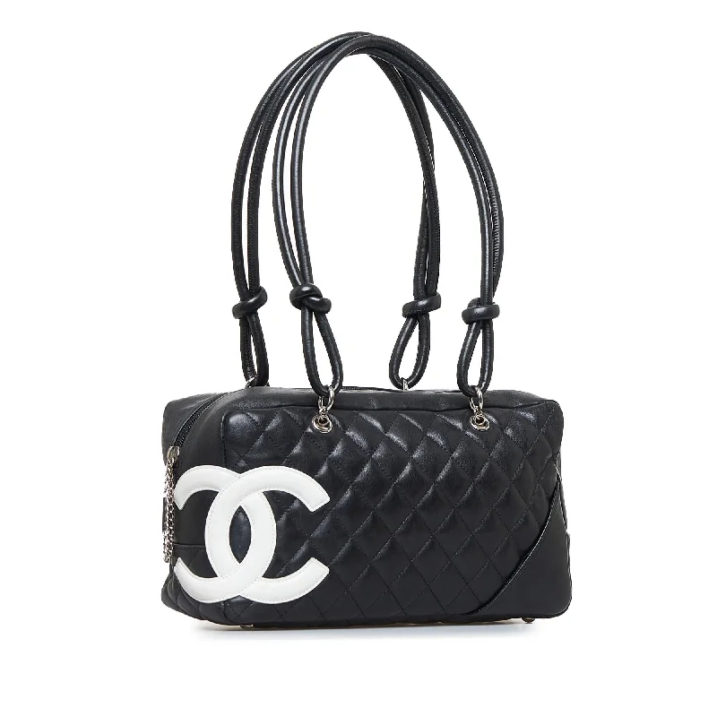 Chanel Black Handbag for Business MeetingsChanel Cambon Ligne Shoulder Bag (Ca4UYi)