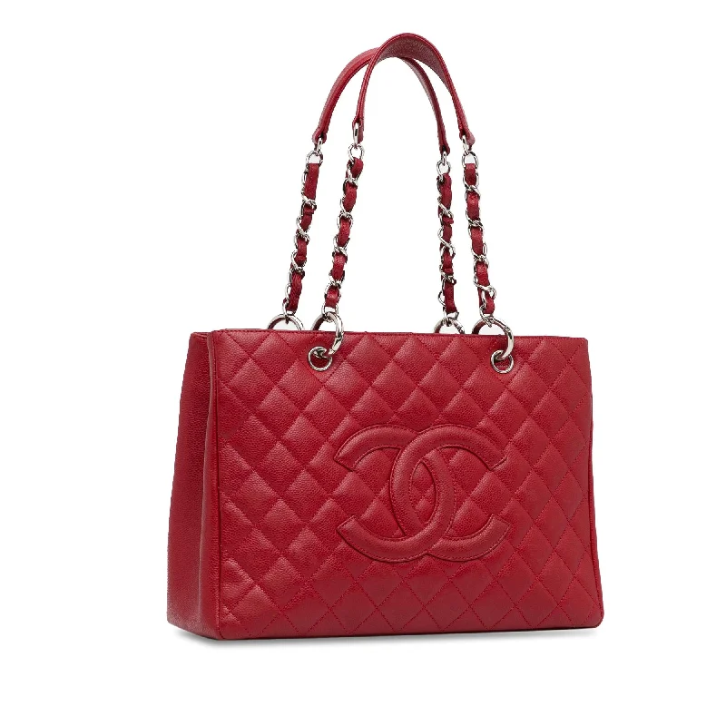 Chanel Handbag with Adjustable Strap for ComfortChanel Caviar Grand Shopping Tote (HTwCiV)