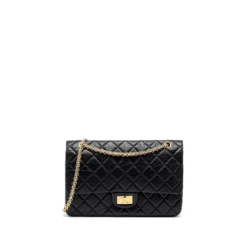 Chanel New Arrival Handbag with Gold HardwareChanel Large 2.55 Reissue Double Flap Bag Aged Calfskin Black GHW