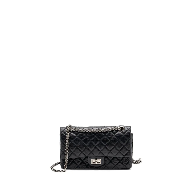 Chanel New Arrival Handbag with Gold HardwareChanel small 2.55 reissue flap bag aged calfskin black ruthenium hardware