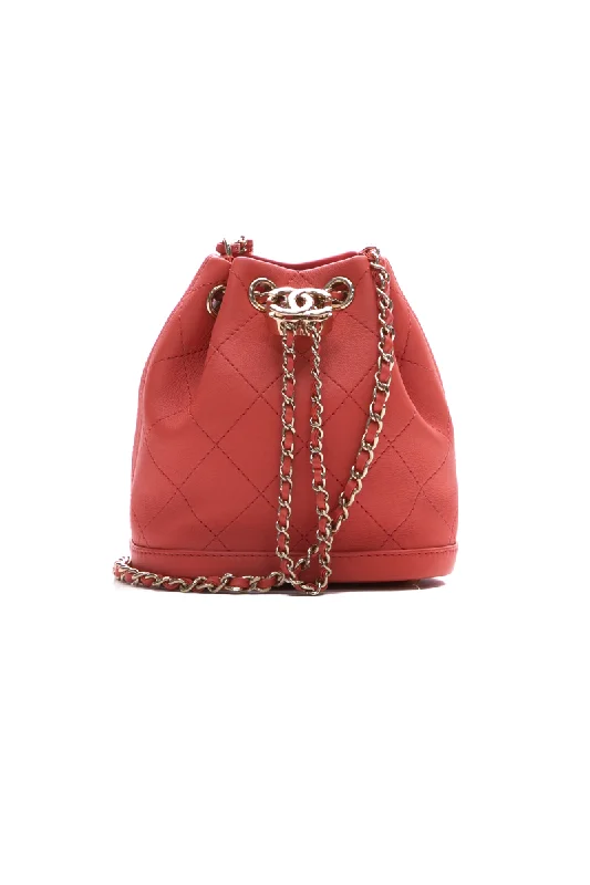 Chanel Luxury Handbag for High - End EventsMini Drawstring CC Bucket Bag