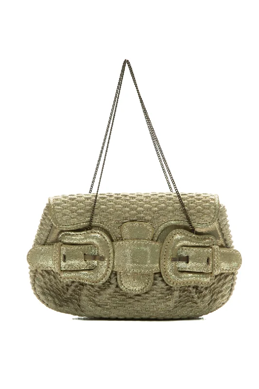 Chanel All - Match Handbag for Versatile StylingBuckle Mini Chain Bag