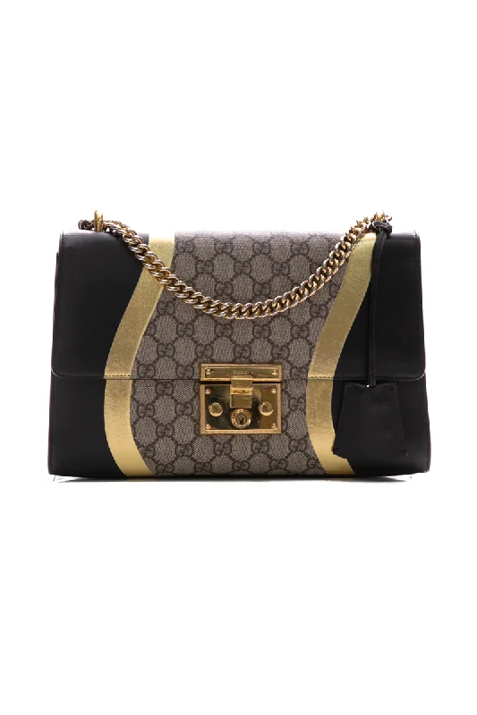 Chanel All - Match Handbag for Versatile StylingPadlock Medium Shoulder bag