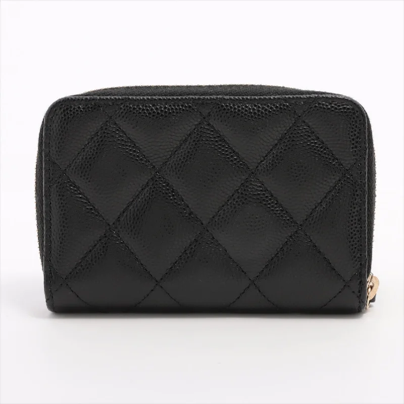 Chanel Medium Tote Bag for Office LadiesITEM 16 - Chanel large CC Zip Compact Wallet Caviar Black (Microchip)