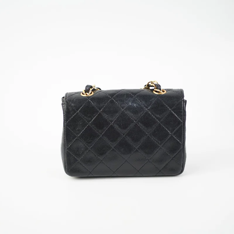 Chanel New Arrival Handbag with Gold HardwareChanel Mini Vintage Lambskin Black Flap Bag