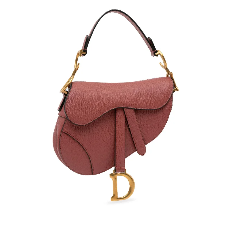 Contemporary Christian Dior handbags with a unique shapeDior Mini Grained Calfskin Saddle Bag (fpraI5)