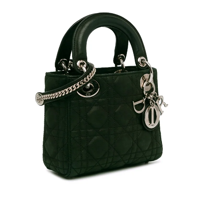 High - fashion Christian Dior bags with a geometric patternDior Mini Iridescent Cannage Lady Dior (7ZmNaK)