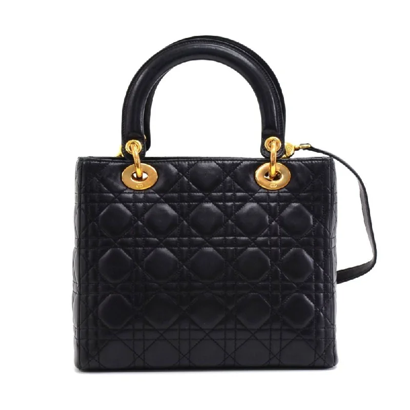 Fashion - forward Christian Dior tote bags for the modern womanLady Dior Cannage Quilt Leather Medium Bag