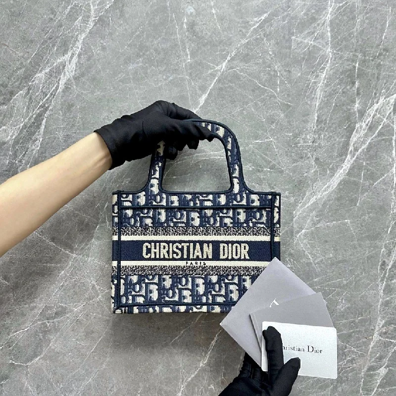 Christian Dior backpacks with a sleek, minimalist silhouette*Like New* Book Tote Mini Bag