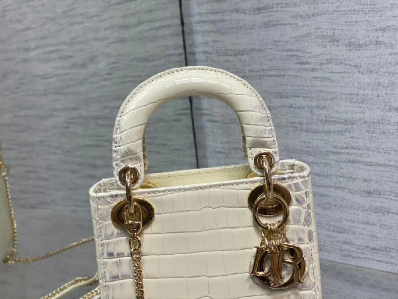 Christian Dior handbags with a snap - button closure and a decorative buckleWF - Dior Bag - 601