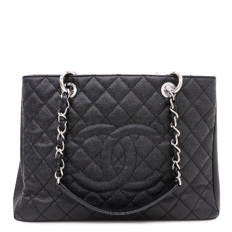 Chanel Vintage Inspired Handbag for Retro LoversChanel Black CC GST Medium Bag