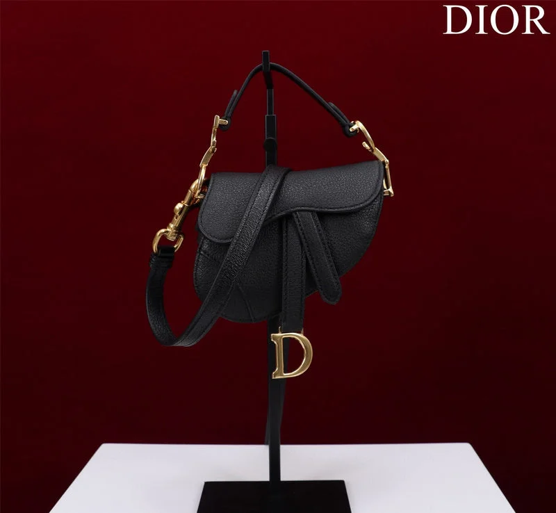 Christian Dior Saddle bags with a patent leather finish for a shiny lookDior Bag